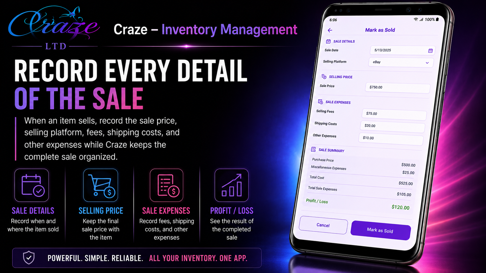 Craze Record Sale promotional advertisement